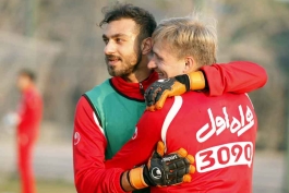 گزارش تمرین پرسپولیس؛ کریم باقری به یاد دوران جوانیش