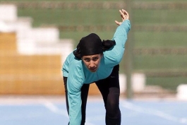 قهرمانی الناز کمپانی در مسابقات بین المللی دوومیدانی باکو