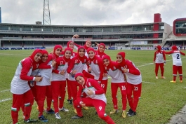 فوتبال قهرمانی دختران نوجوان آسیا؛ پیروزی پرگل دختران فوتبالیست ایران برابر سنگاپور