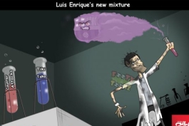 تصویر : انریکه بلاخره بارسای مد نظرشو پیدا کرد !