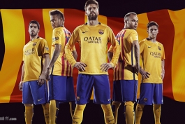 مصاف بارسلونا و اتلتیکو با پیراهن های دوم