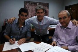 قرارداد سعید عزت‌اللهی با باشگاه اتلتیکو مادرید امضا شد