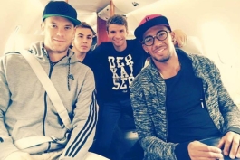 !...Have a good flight, lads