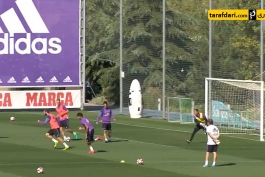 ویدیو؛ 2 گل زیبای مارکو آسنسیو در تمرینات رئال مادرید