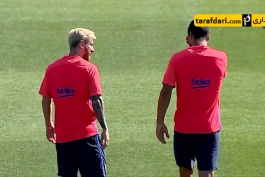 ویدیو؛ آخرین تمرین بارسلونا پیش از شرکت در جام خوان گمپر