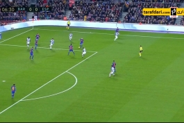 خلاصه بازی بارسلونا 4-1 اسپانیول - لیونل مسی - لوئیز سوارز