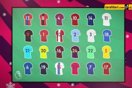 3 گل برتر لیگ برتر انگلیس توسط بازیکنانی با پیراهن شماره 14