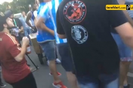 ویدیو؛ تقابل هواداران برزیل و آرژانتین در خیابان های اطراف ورزشگاه بلوهوریزنته