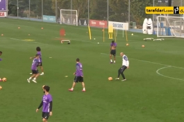 ویدیو؛ واکنش تماشایی کیکو کاسیا در تمرینات رئال مادرید