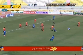 خلاصه بازی استقلال خوزستان 0-1 فولاد خوزستان