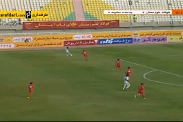 خلاصه بازی فولاد خوزستان 1-0 پدیده