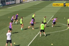 ویدیو؛ حرکت تیمی زیبا و گل کواچیچ در تمرینات رئال مادرید