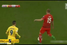 ویدیو؛ 2 گل روبرت لواندوفسکی در مقابل رومانی (رومانی 0-3 لهستان)