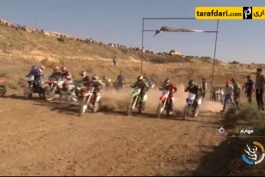 ویدیو؛ گزارشی از مسابقات موتورسواری انتخابی کشور در مهاباد