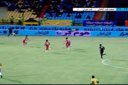 خلاصه بازی صنعت نفت آبادان 1-0 نفت تهران - کرار جاسم