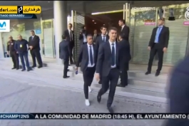بازگشت کاروان رئال مادرید به اسپانیا پس از قهرمانی در اروپا
