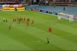 خلاصه بازی مقدونیه 0-1 اسپانیا