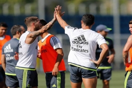 گزارش تصویری : بازگشت رونالدو ، راموس و کونترائو به تمرینات رئال مادرید