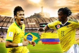 پیش‌بازی برزیل – کلمبیا / نبرد زردها