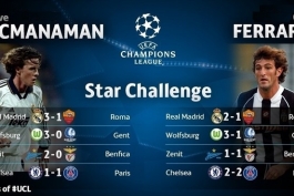 پیش بینی مک منمن و فرارا از بازی های این هفته لیگ قهرمانان اروپا