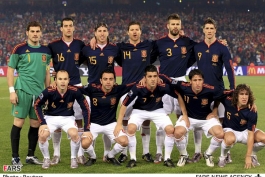 ترکیب اسپانیا در یورو 2012