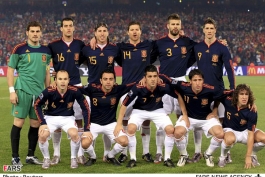 ترکیب اسپانیا در یورو 2012