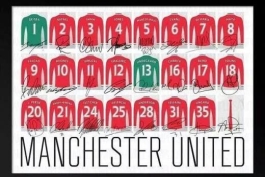 لباس بازیکنان منچستر یونایتد با امضای انها