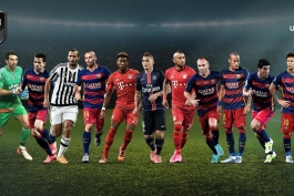 تیم منتخب بهترین های اروپا در سال 2015