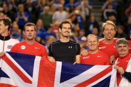 تنیس؛ نبرد تیم های ملی بریتانیا و صربستان در دیویس کاپ