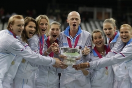 تنیس زنان فدکاپ؛ جمهوری چک روسیه را برد و قهرمان شد