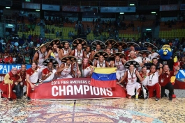 تیم ملی بسکتبال ونزوئلا برای اولین بار در تاریخ قهرمان قاره آمریکا شد