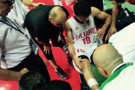 فوری؛ ملی‌پوش بسکتبال ایران مصدوم شد