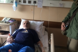 کاپیتان اسبق تیم ملی بسکتبال ایران در بیمارستان بستری شد (عکس)