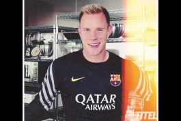 تلاش تراشتگن براى پيشرفت در بارسلونا و تبديل شدن به گلر اول