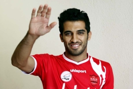 وحید امیری در لباس پرسپولیس-پرسپولیس