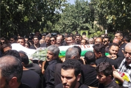 درگذشت مرحوم فلاحتی نژاد-تشییع جنازه-بهشت زهرا