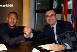 رسمی: نیمار  قراردادش را با بارسلونا تا سال2021 تمدید کرد