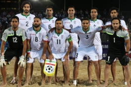 تیم ملی فوتبال ساحلی پیروزی مقابل تاهیتی را به مرحوم پورحیدری تقدیم کرد