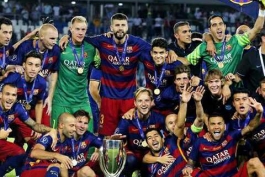 بارسلونا قهرمان سوپر کاپ اروپا