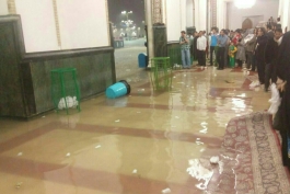 اب گرفتگی شدید دیشب مشهد 
