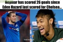 Troll Football Neymar vs Hazard