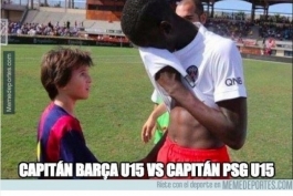 کاپیتان زیر 15 ساله های بارسلونا :)