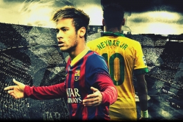 پوستر سه بعدی Neymar JR