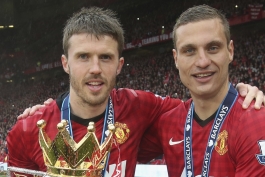 نمانیا ویدیچ- مایکل کریک- منچستریونایتد- بازی بزرگداشت مایکل کریک- manchester united- Michael Carrick- Nemanja Vidic