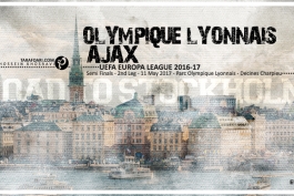 المپیک لیون-آژاکس-نیمه نهایی لیگ اروپا-پوستر آژاکس-پوستر لیون-