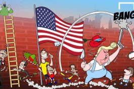 کاریکاتور عمر مومنی درباره ی کوپا آمریکا 