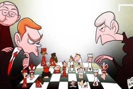 کاریکاتور آرسنال و منچستر