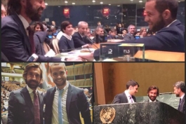پیرلو در سازمان ملل متحد سخنرانی کرد (عکس)