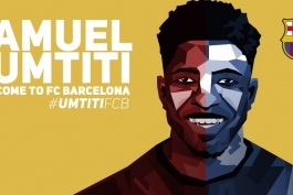 اومتیتی به هواداران بارسلونا معرفی شد