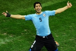 لوییز سوارز، بهترین بازیکن دیدار اروگوئه - انگلیس